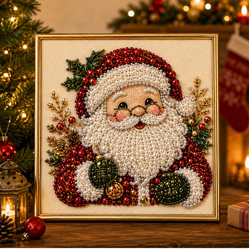 🔥Ultimo Giorno 50% SCONTO - ✨🧘Rilassante & Facile per Principianti - 🎨💎Kit Pittura Perle e Diamanti di Natale