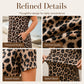 🐆 SCONTO DEL 50%! 👗 Abito lungo da donna con stampa leopardata e tasche, abito casual con maniche corte – Comodo