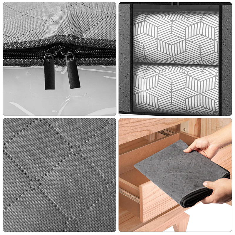🧺 SCONTO DEL 50%! 🔥🔥 Borsa portaoggetti extra resistente da 90 L 🏆 A prova di parassiti e ermetica, con finestra trasparente 🛏️ Spessa, ermetica e pronta per il trasloco! 🧳