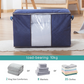 🧺 SCONTO DEL 50%! 🔥🔥 Borsa portaoggetti extra resistente da 90 L 🏆 A prova di parassiti e ermetica, con finestra trasparente 🛏️ Spessa, ermetica e pronta per il trasloco! 🧳