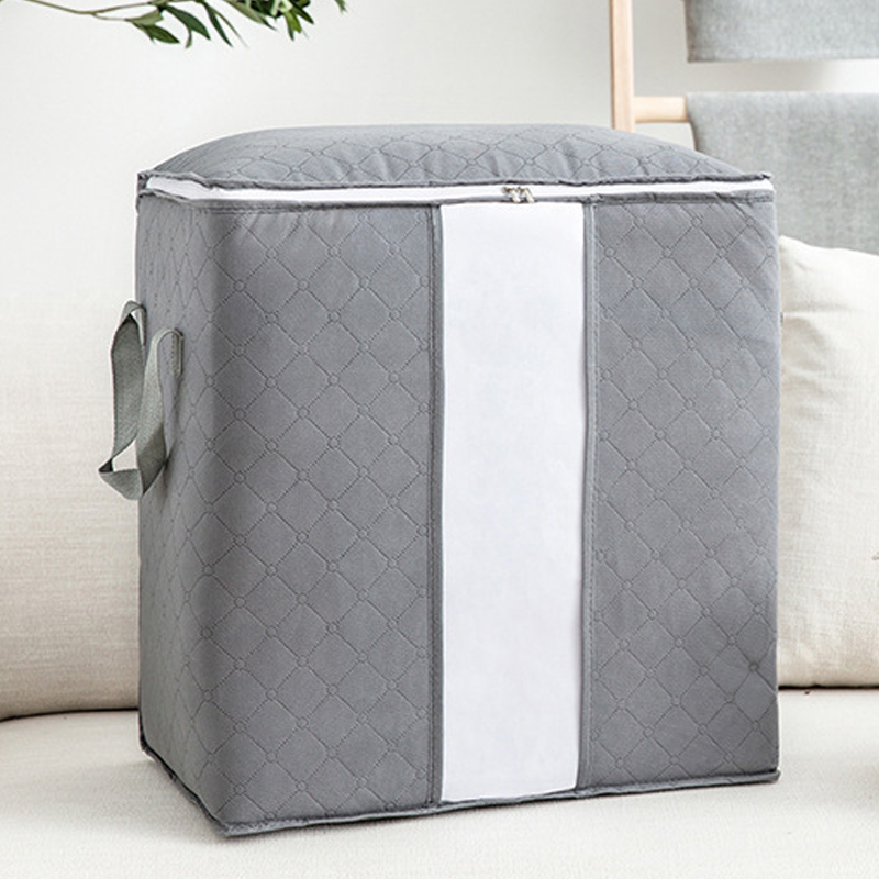 🧺 SCONTO DEL 50%! 🔥🔥 Borsa portaoggetti extra resistente da 90 L 🏆 A prova di parassiti e ermetica, con finestra trasparente 🛏️ Spessa, ermetica e pronta per il trasloco! 🧳