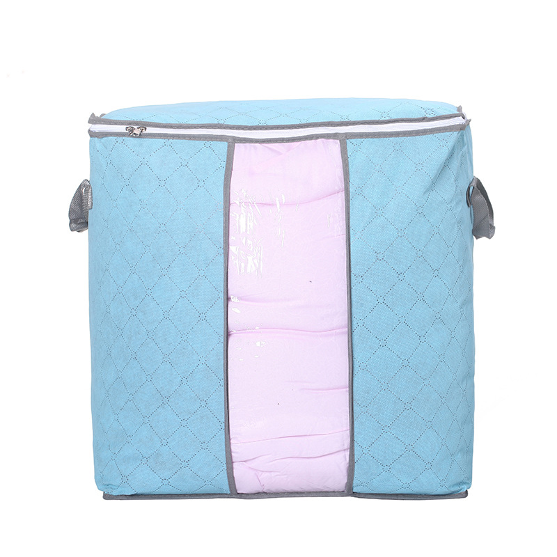 🧺 SCONTO DEL 50%! 🔥🔥 Borsa portaoggetti extra resistente da 90 L 🏆 A prova di parassiti e ermetica, con finestra trasparente 🛏️ Spessa, ermetica e pronta per il trasloco! 🧳