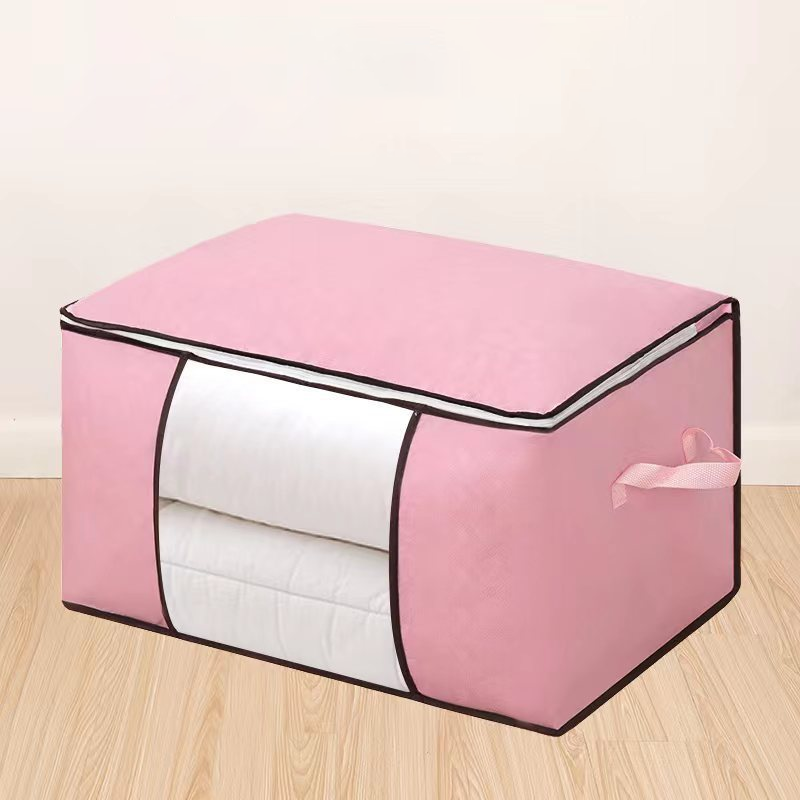 🧺 SCONTO DEL 50%! 🔥🔥 Borsa portaoggetti extra resistente da 90 L 🏆 A prova di parassiti e ermetica, con finestra trasparente 🛏️ Spessa, ermetica e pronta per il trasloco! 🧳