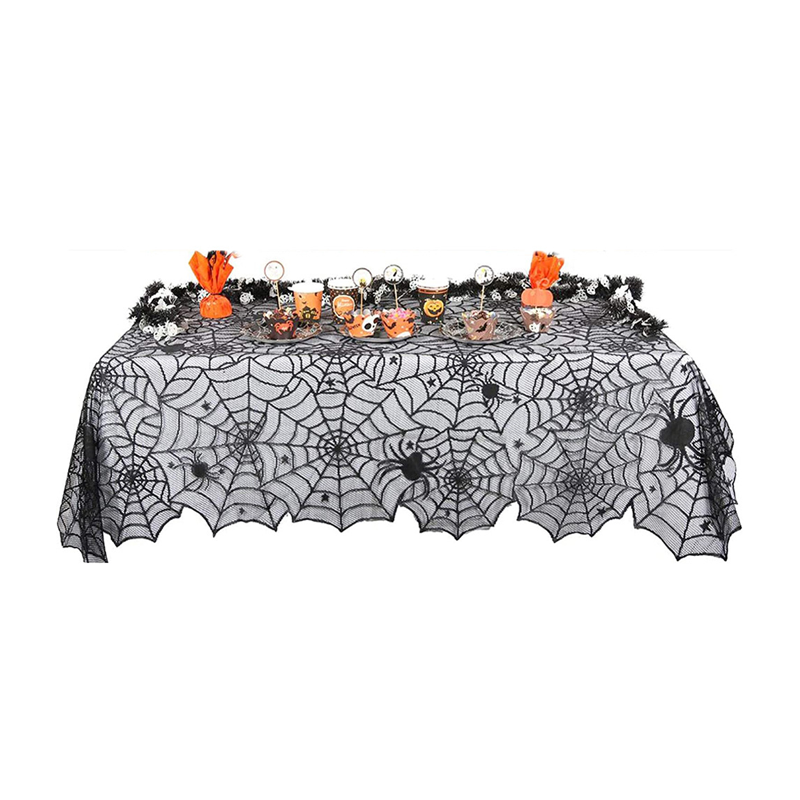 🎃SCONTO DEL 50% A TEMPO LIMITATO! ⏰Set di tovaglia e tovagliette con motivi spettrali di Halloween