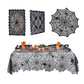🎃SCONTO DEL 50% A TEMPO LIMITATO! ⏰Set di tovaglia e tovagliette con motivi spettrali di Halloween