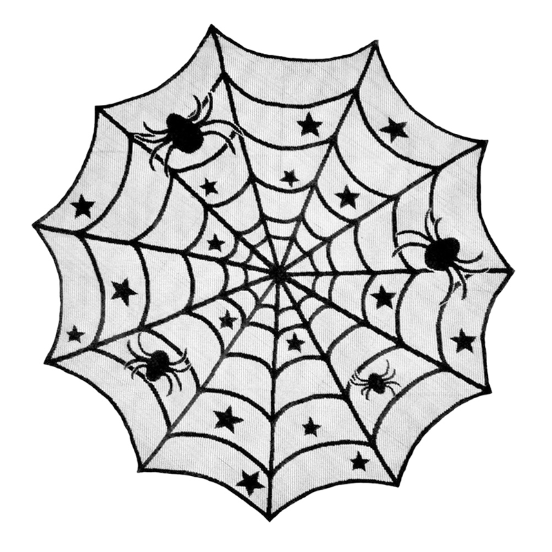 🎃SCONTO DEL 50% A TEMPO LIMITATO! ⏰Set di tovaglia e tovagliette con motivi spettrali di Halloween